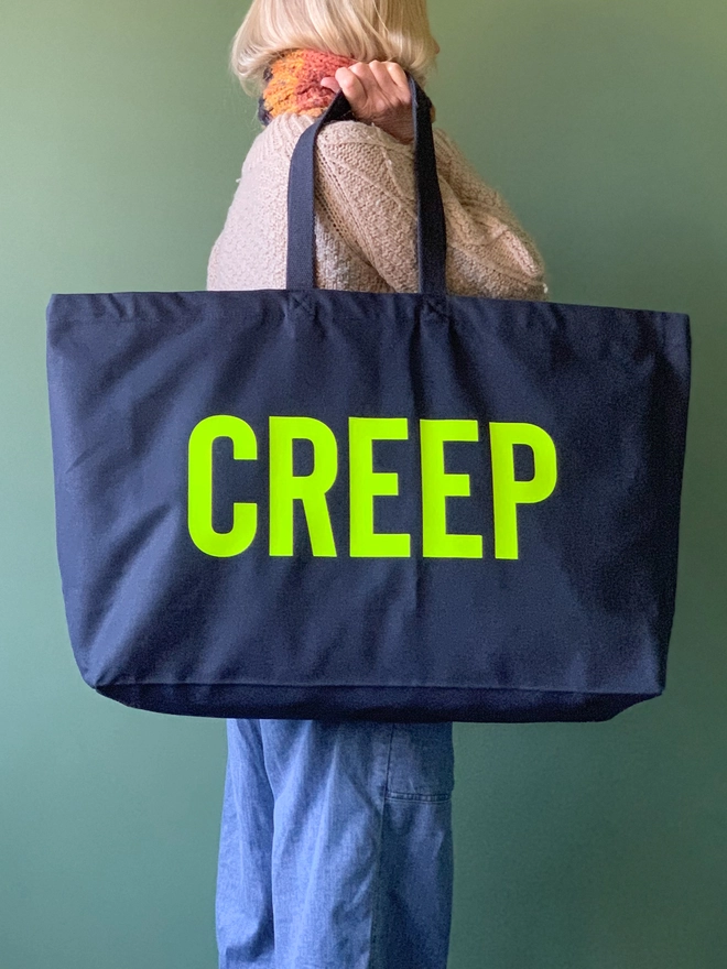 Radiohead Supersize Tote - French Navy - front