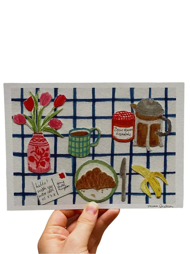 Wish You Were Here A4 Signed Print