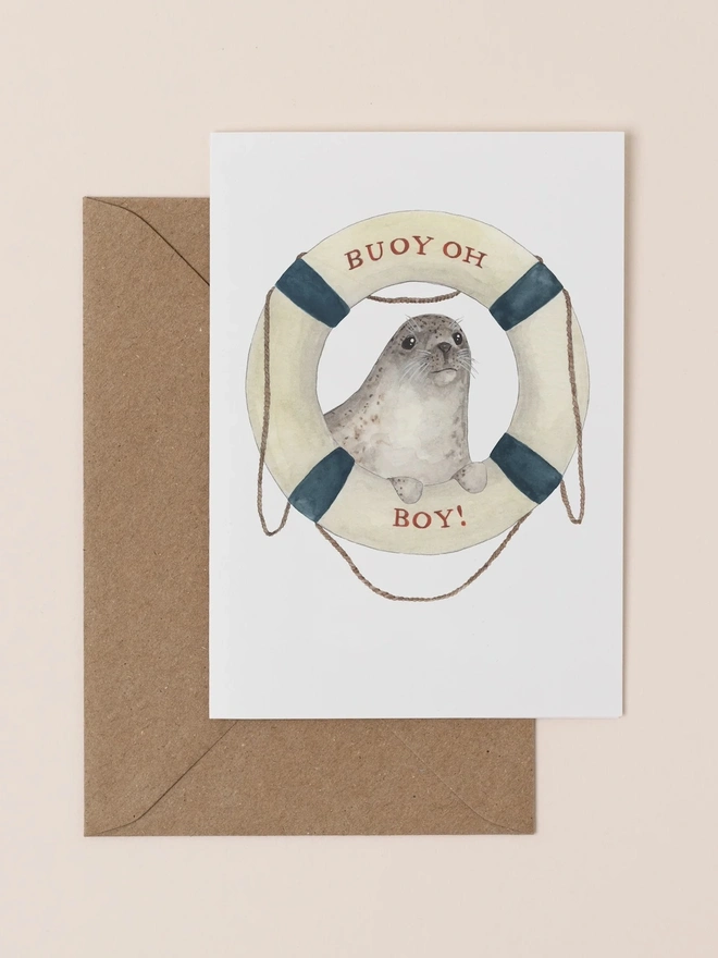 'Buoy Oh Boy!' Card