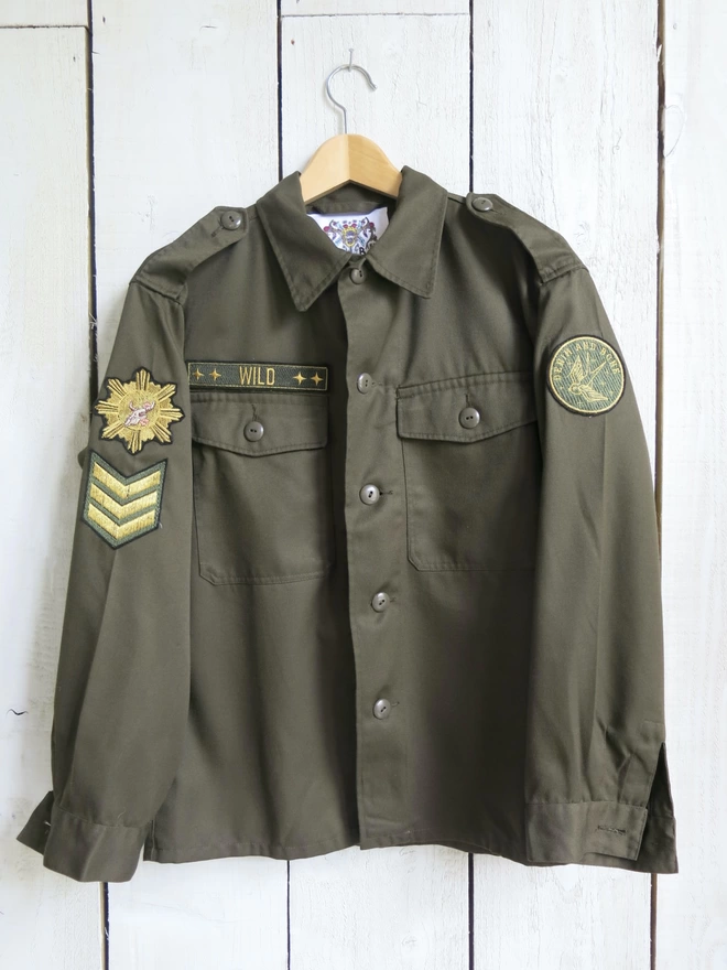 Vintage khaki army jacket