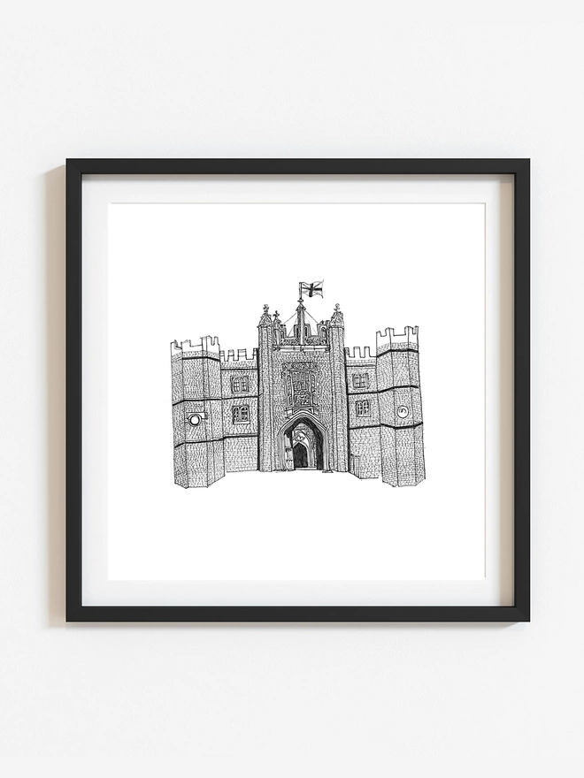 Hampton Court Print Framed 
