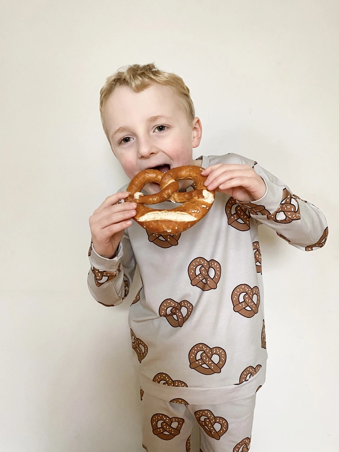Christmas Pretzel Organic Cotton Pyjamas 