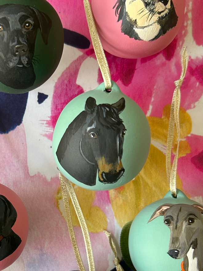 Horse personalised pet portrait