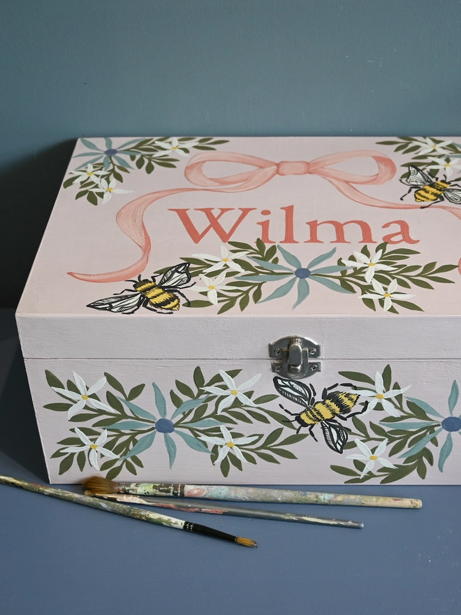 Illustrated Personalised Keepsake Boxes 