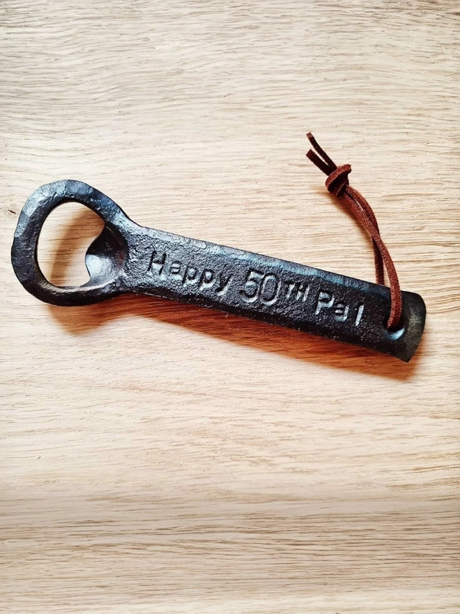 Happy 50th Bottle Opener