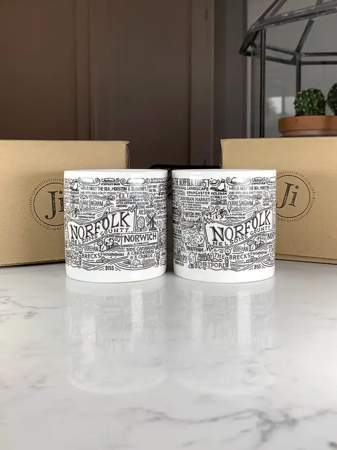 Norfolk Mug Bone China Boxes