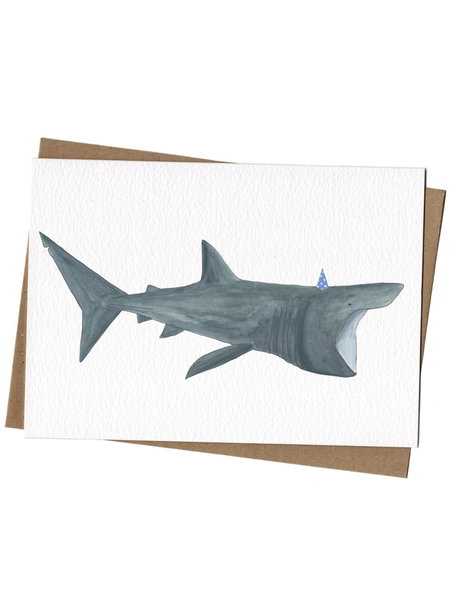 basking shark card
