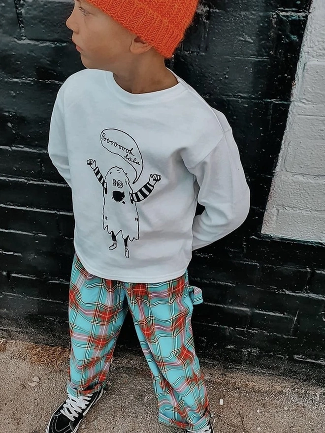 'Boohlala' Kids Halloween Sweatshirt
