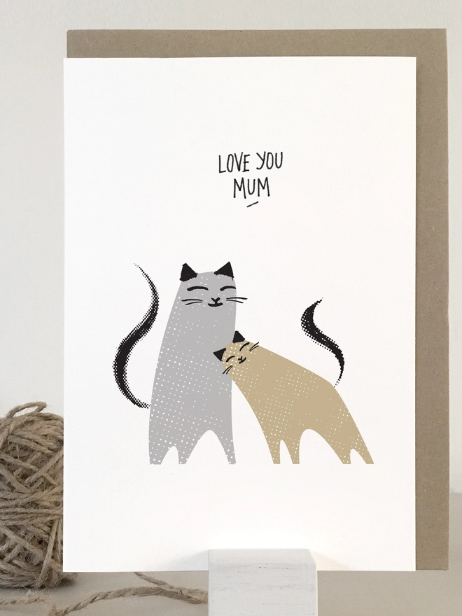 Love You Mum Mothering Sunday Card
