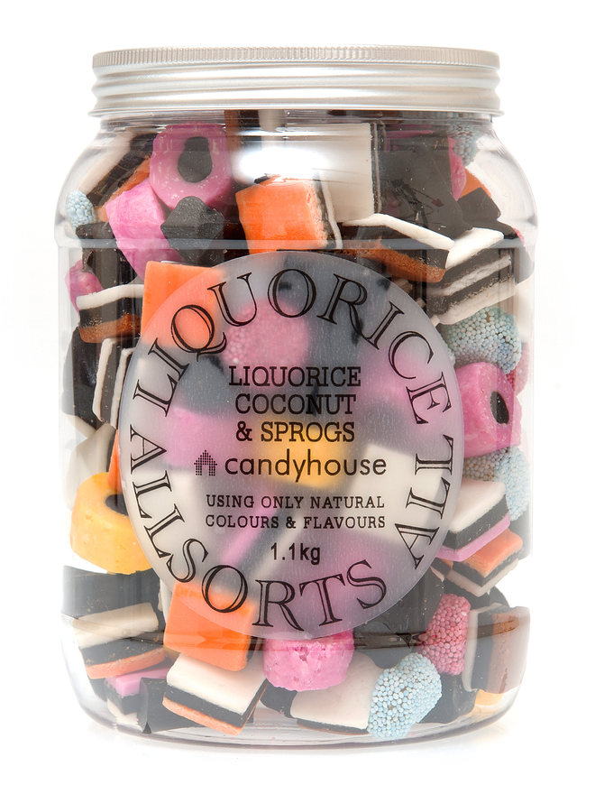 Liquorice Allsorts In Giant Jar Candyhouse