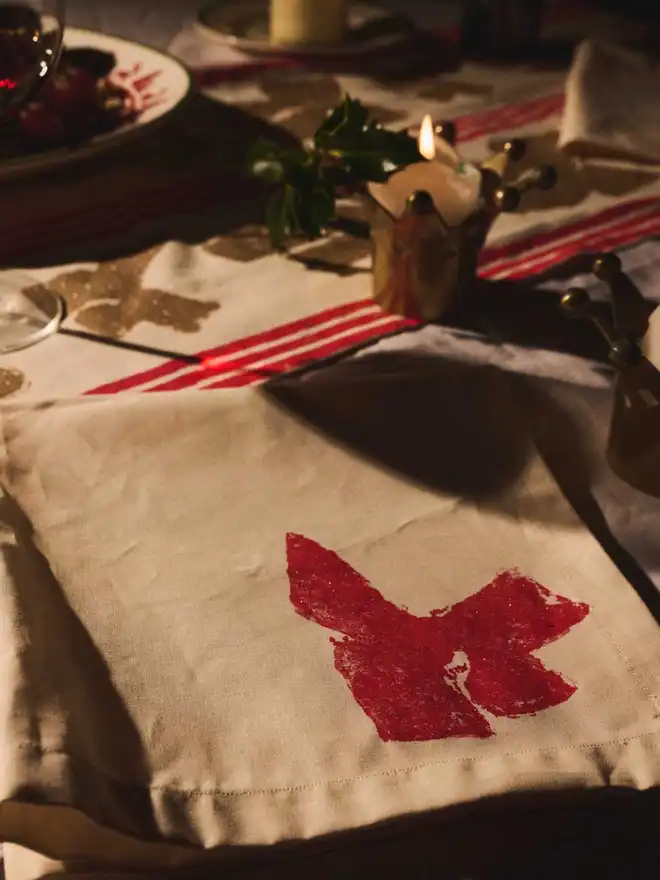 Christmas Bow Napkins