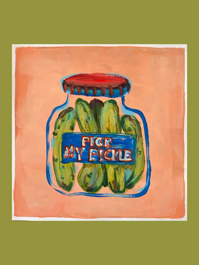 pickle wall art