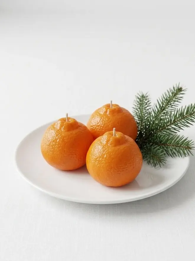 Clementine Candle