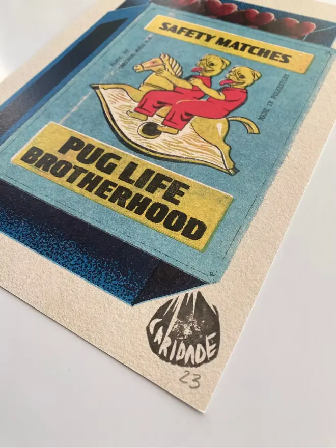 'Pug Life' Matchbox Print Design