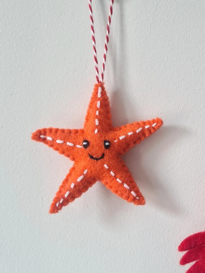 Starfish Garland Ocean Nursery Decor
