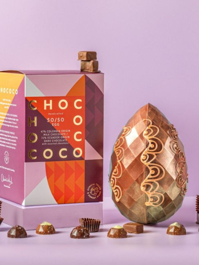 milk dark chocolate luxury giant easter egg