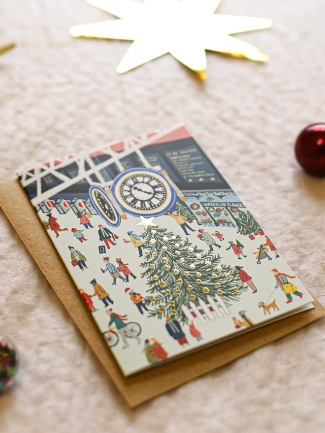 London Waterloo christmas card 
