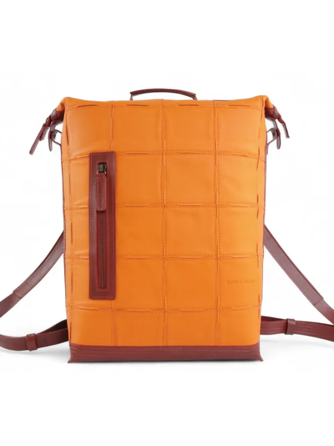 Orange Large Backpack 