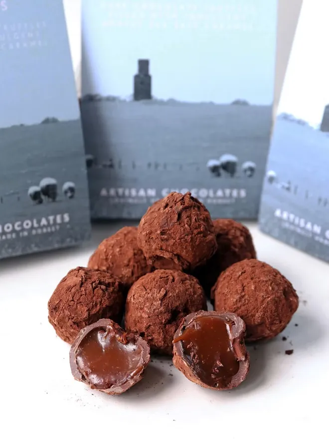 Dorset Sea Salt Chocolate Truffles