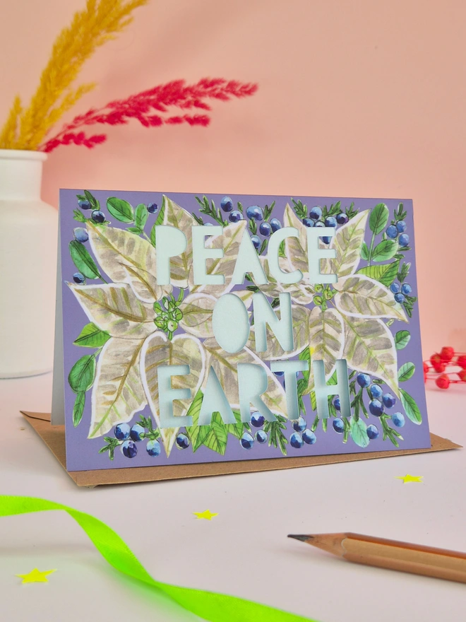 Peace on Earth christmas Card