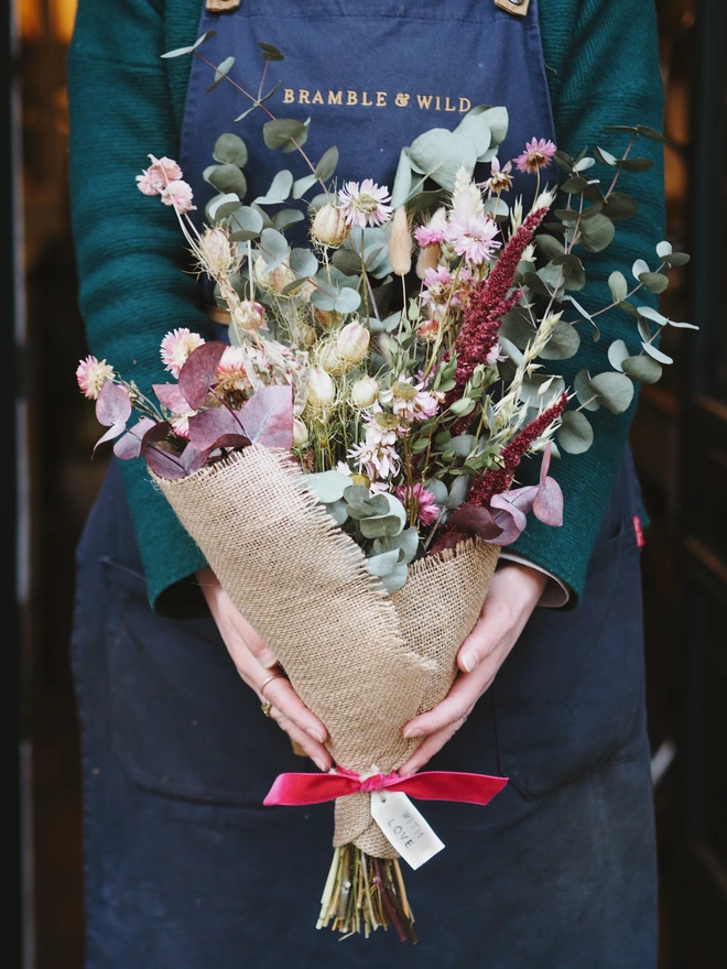 Everlasting Hand Tied Bouquet