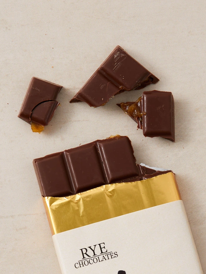 Toffee Apple Milk Chocolate Bar - 43.5% Venezuelan