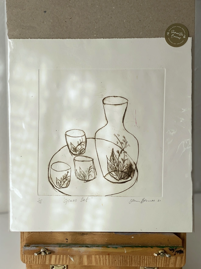 Drypoint Printmaking by Samantha Barnes