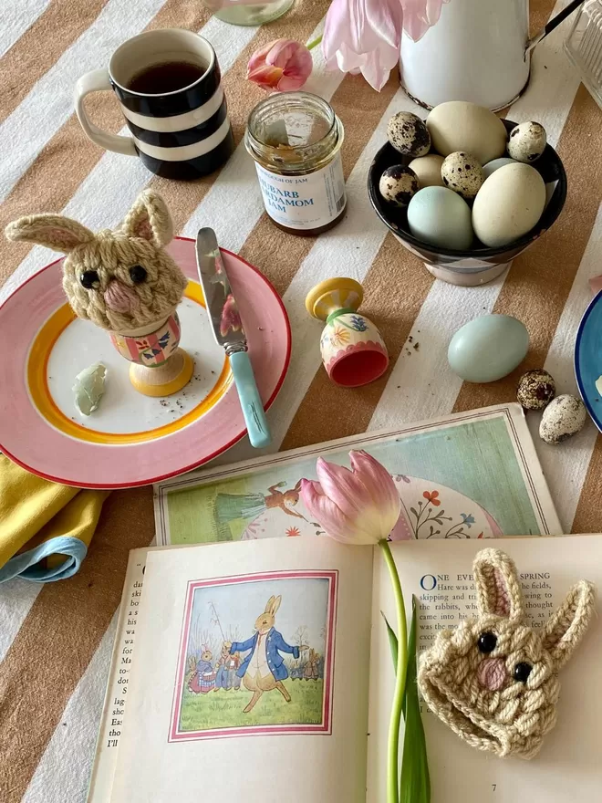 Rabbit Egg Cosy Tablescape