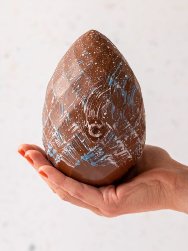 chocolate ocean turtle easter egg