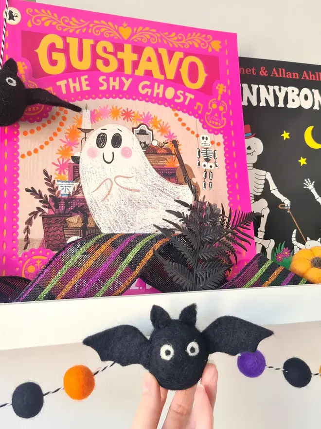 Colourful Bat Halloween Garland Halloween Decoration 