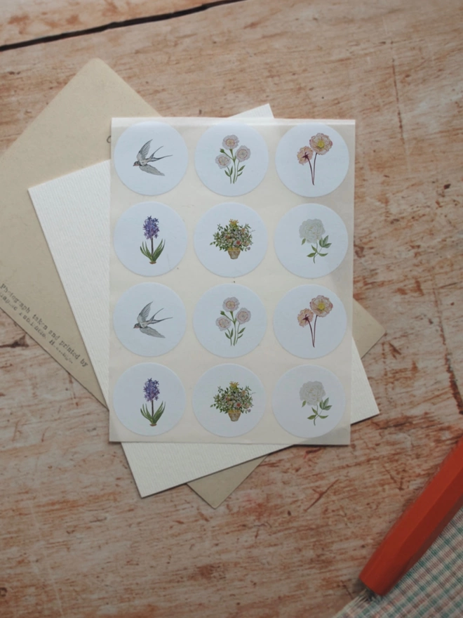 Assorted Wildflower Stickers