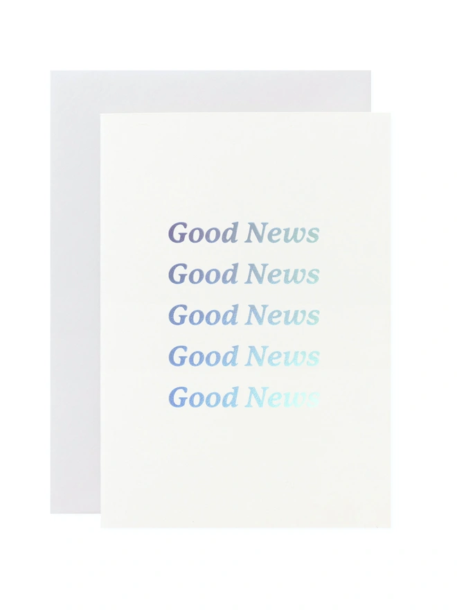 ‘Good News Serif’ Holo Mini Card MC-SERIF-HOLO