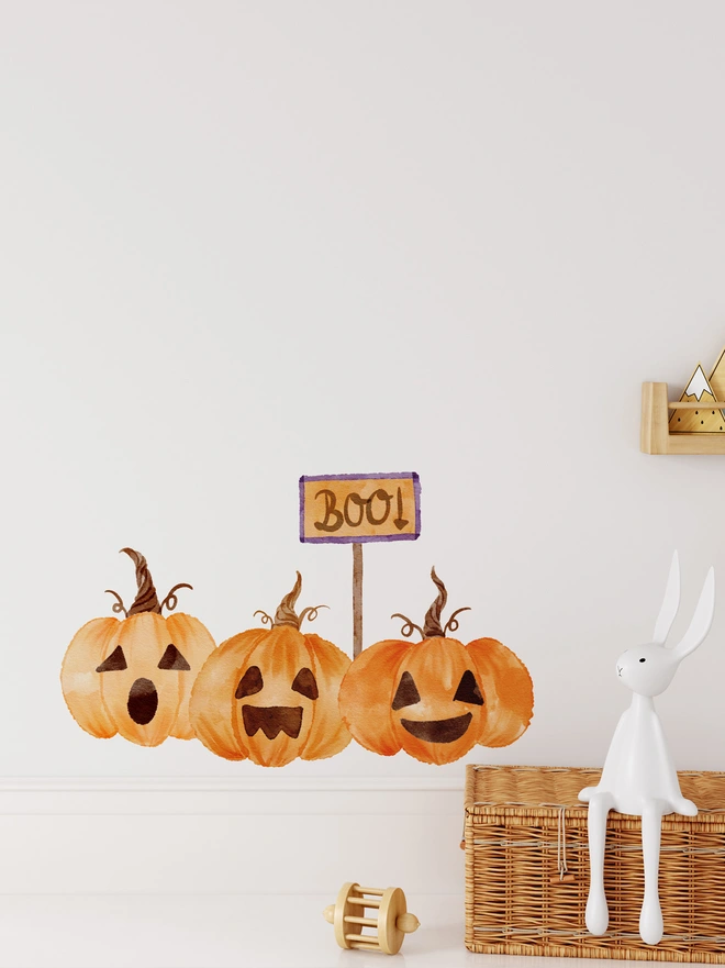 pumpkin wall stickers