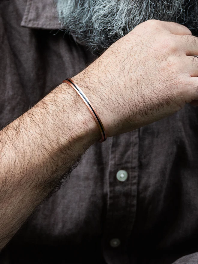 copper cuff for men