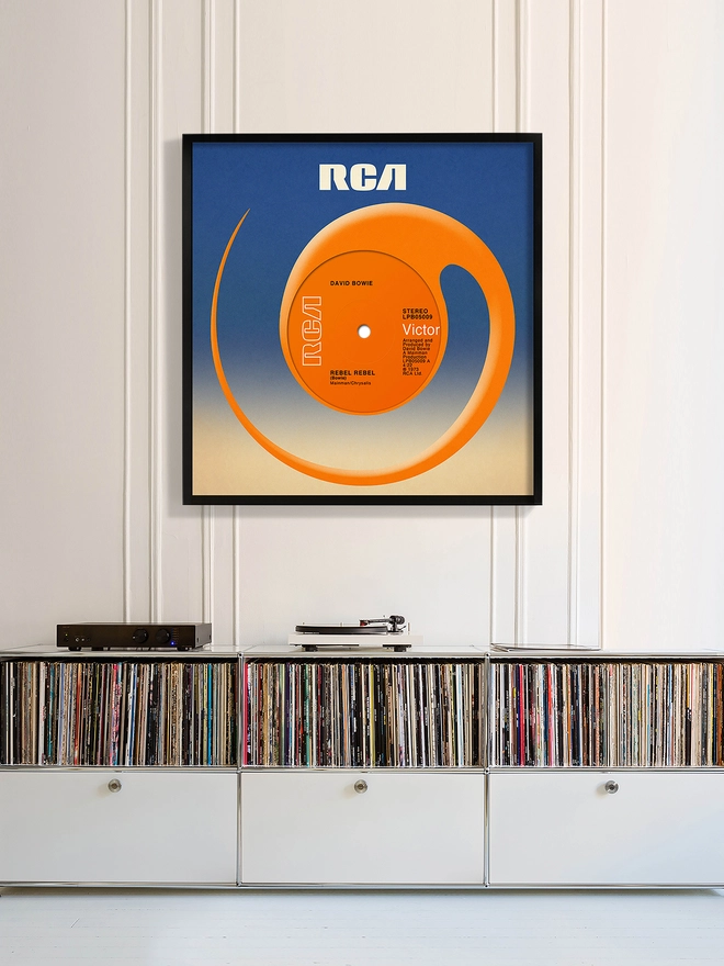 Rebel Rebel dibond print