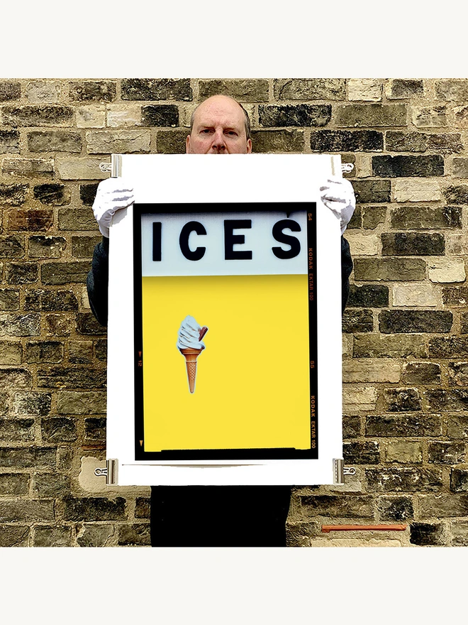 ICES Lemon Yellow Richard Heeps Print