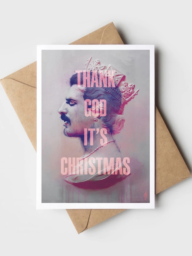 Thank God It's christmas Freddie Mercury Christmas Card Pack