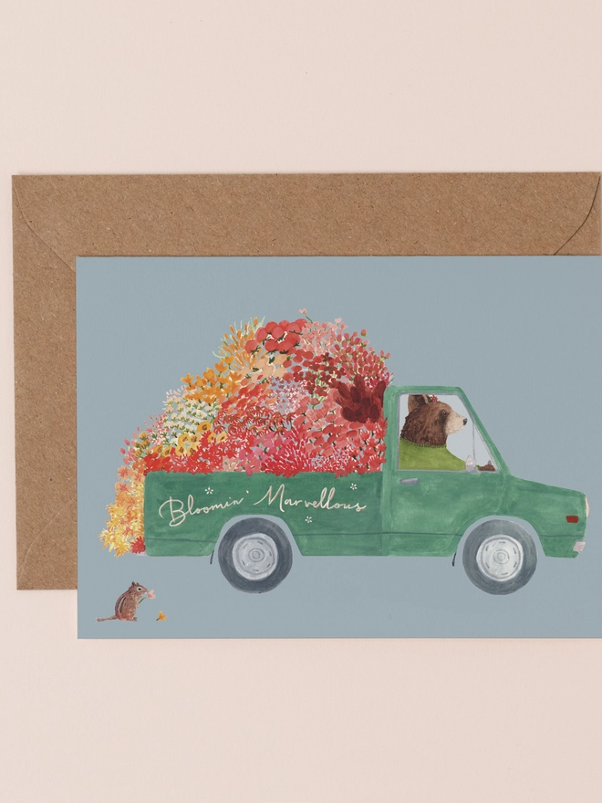 Bloomin Marvellous Thank you Card 