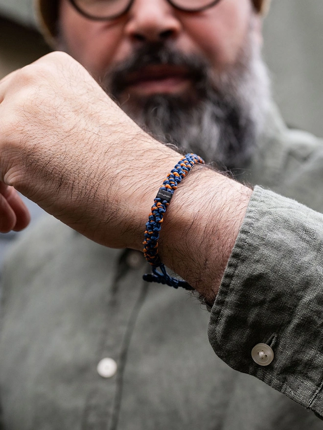 men rope bracelet