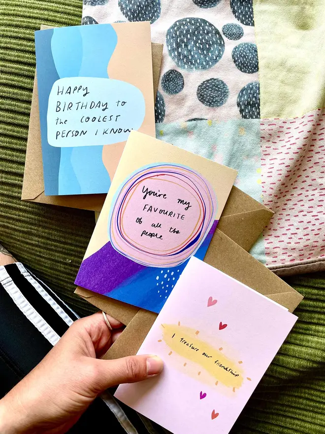 Nicola's bestselling cards are always handy to have around