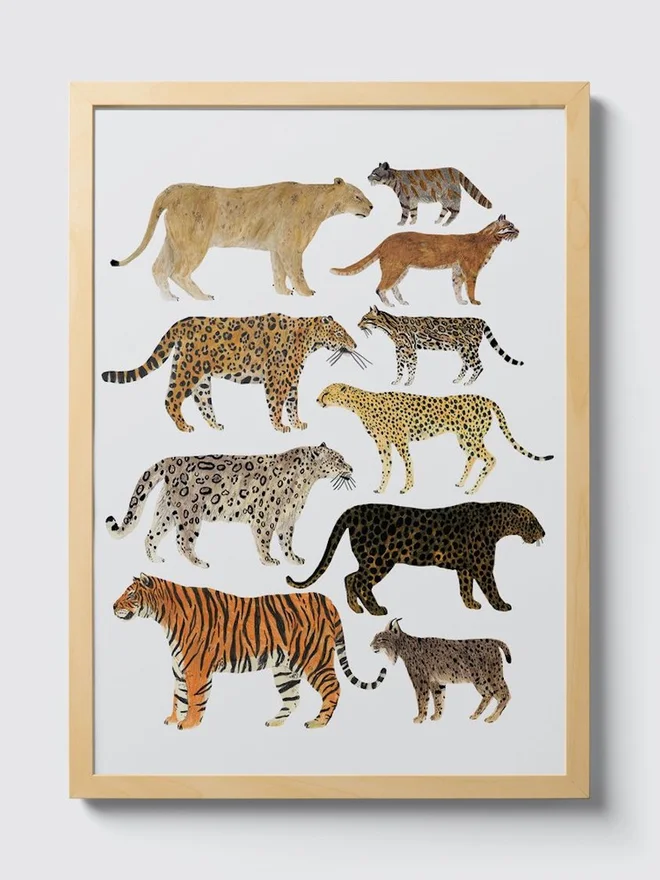 Wild Cats Print