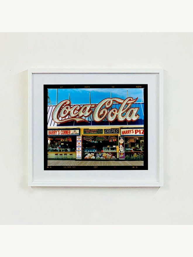 Richard Heeps Harry's Corner Small White Frame