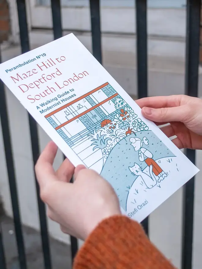 maze hill to deptford london walking guide. a walking map of south london.