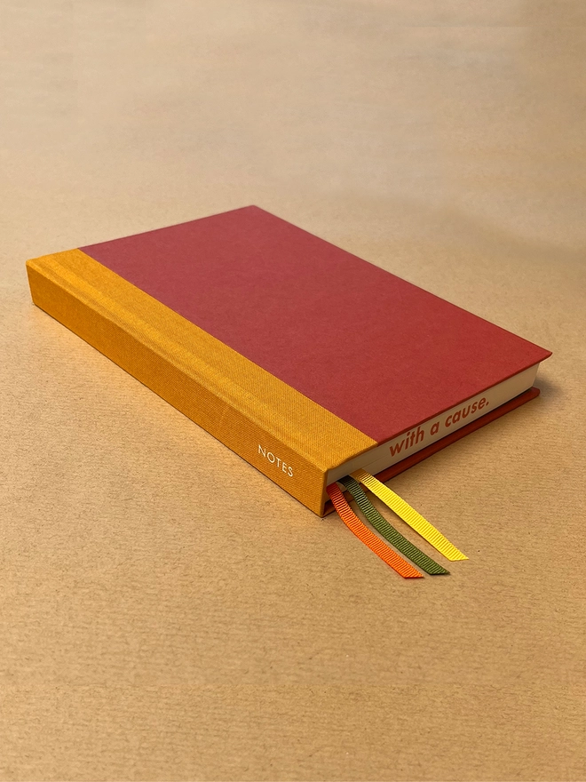 Rebel Stationery_A5 Notebook_Seasonal Collection_Burnt Orange_Details