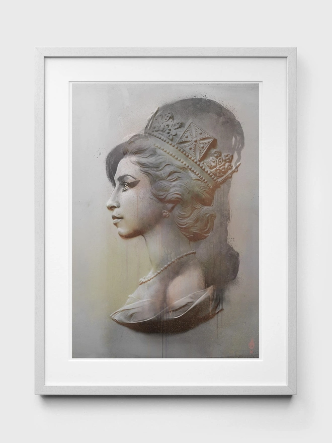 Amy Winehouse Graphite - Black Frame