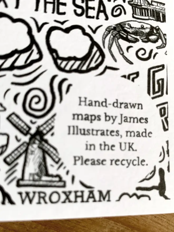 Norfolk greetings card