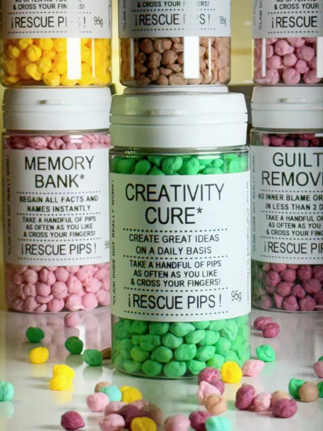 Creativity Cure Rescue Pips sweets