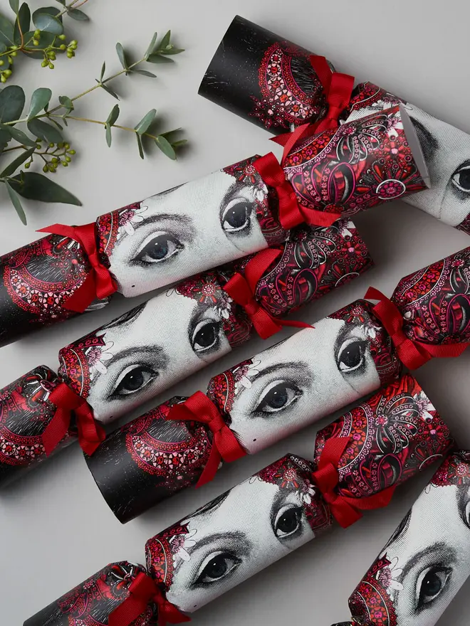 Christmas Lady Luxury Christmas Crackers (Set Of 6)