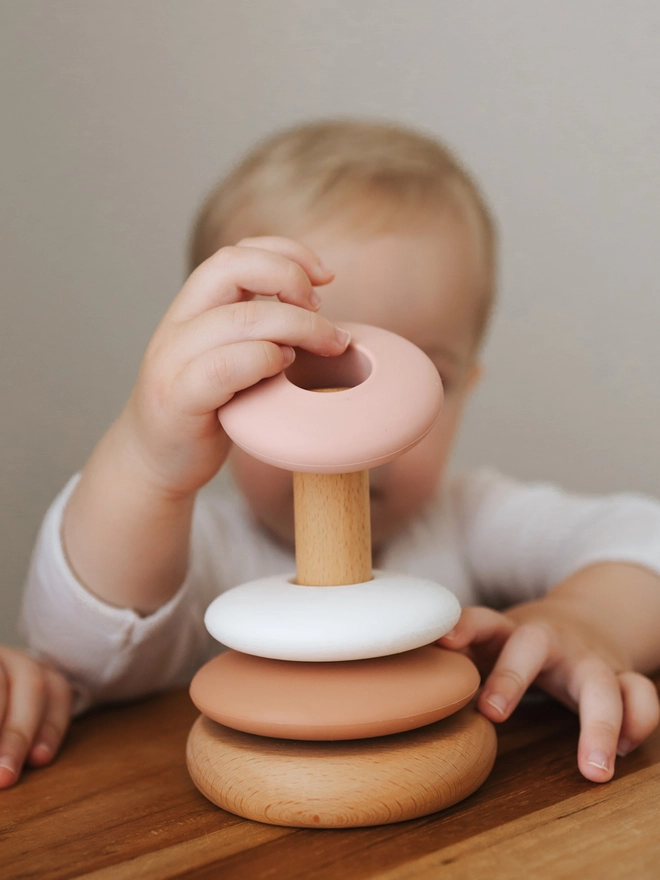 Ring stacking toy