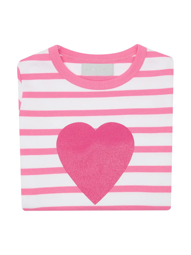 striped heart long sleeve